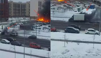 rusiyada-yanacaq-kanalizasiyaya-axdi-muxtelif-yerlerde-avtomobiller-alovlara-burundu-video